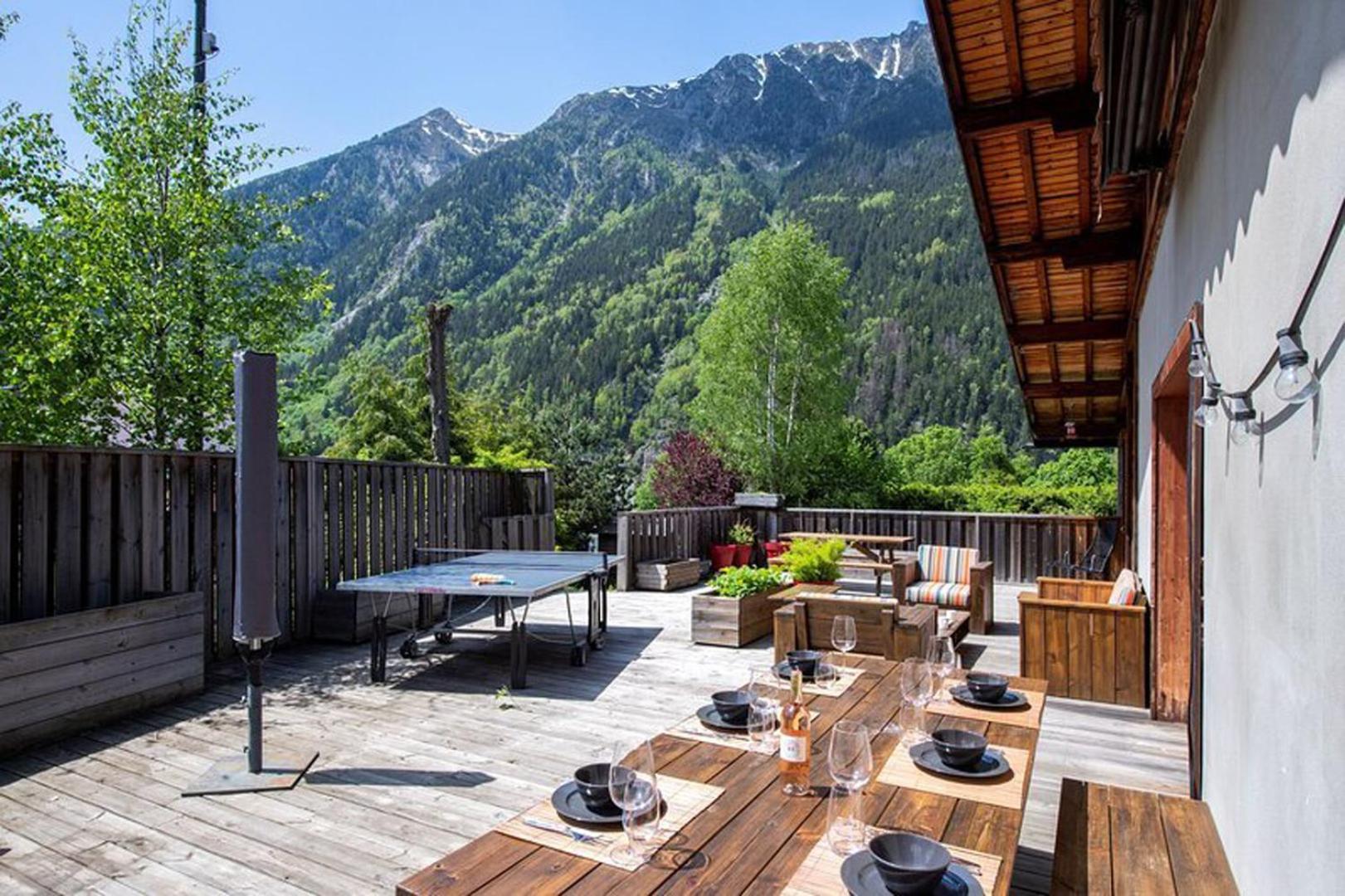 Zen - Sauna Hammam - Vue Mont-blanc